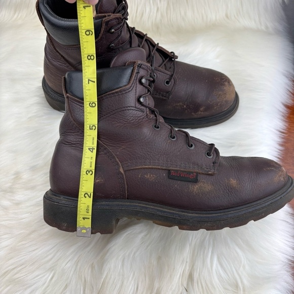 Red Wing Brown Leather Boots Lace up with Sturdy Sole size 11 Man - Picture 14 of 14